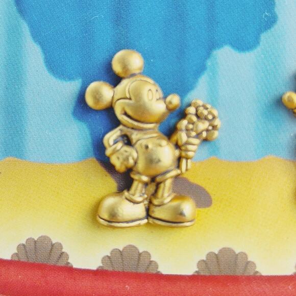 Disney X Hallmark Minnie & Mickey Brass Couples Pin Set - Picture 3 of 7